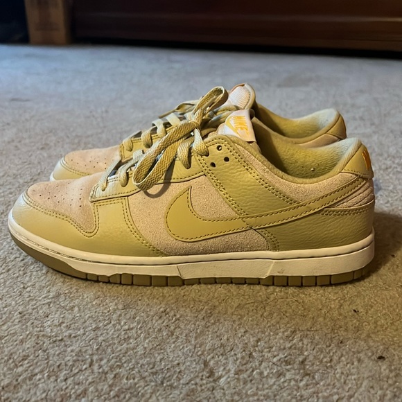 Nike Other - Nike Dunk Low Khaki Suede Gum